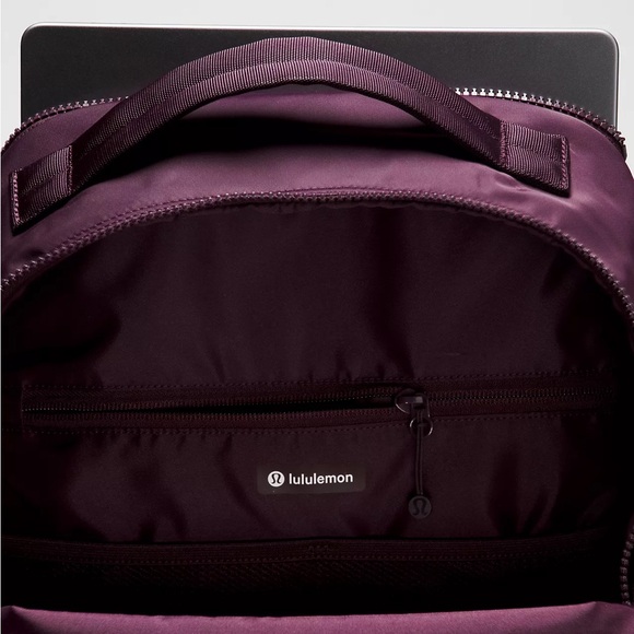 Lululemon New Crew Backpack *Updated Black Plum - NWT - Picture 5 of 6
